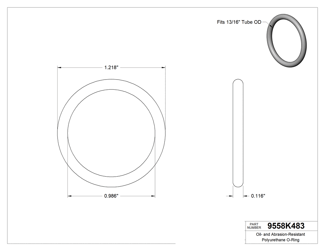Technical drawing - 9558K483
